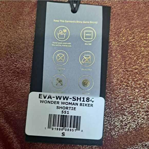 Eleven by Venus Williams Wonder Women Biker Shortie. NWT Size Small - Picture 4 of 9